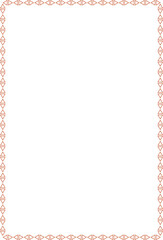 Triangle pattern design with a rectangle border frame.