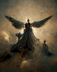 Digital Illustration of an Archangel