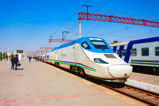 Afrosiyob or Afrosiab train, Bukhara station