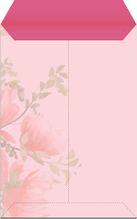 Professional love wedding business stationery items set flower color styles png illustration
