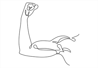 shows bicep continuous one line 