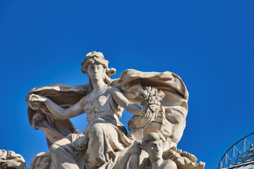 statue of angel in versailles