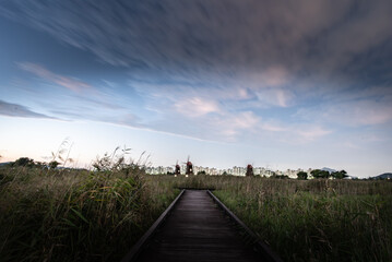 It is a picture of Soraepogu in Incheon, South Korea.