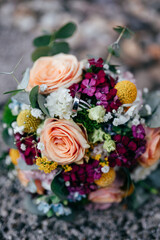 Blumenstrauss für die Hochzeit