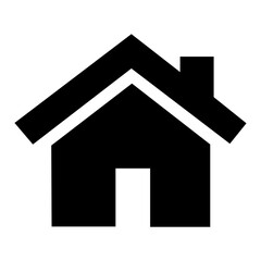 HOUSE ICON, HOME PICTOGRAM ISOLATED