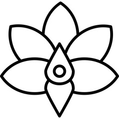 Orchid Flower Icon