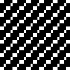 Monochrome repeated pattern. Black and white pattern. Geometric design 