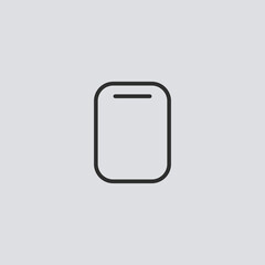Mobile phone vector icon sign symbol