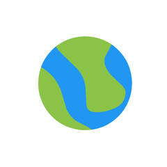 Vector planet Earth icon
