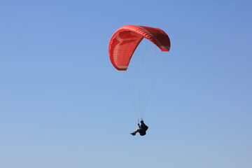 Paragliding in the French Alps