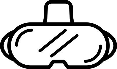 VR Glasses linear icon.