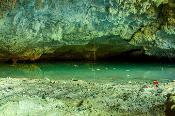 lake in the cave