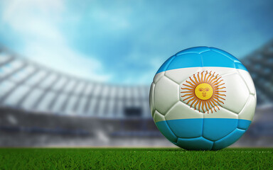 ARGENTINA FUTBOL ESTADIO GRAMADO BOLA MUNDIAL 2022  © Diego