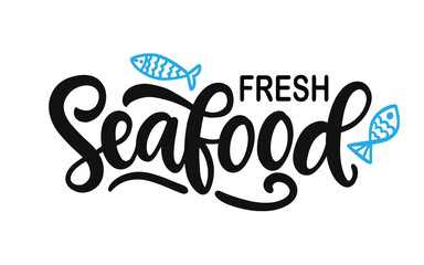 Fresh Seafood Logo template