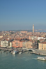 Fototapeta na wymiar Venice From Air panorama View Horizon citiscape 