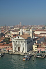 Fototapeta na wymiar Venice From Air panorama View Horizon citiscape 