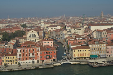 Venice From Air panorama View Horizon citiscape 