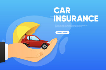 Car Insurance policy finance form money concept. Car insurance icon vector document. Vector illustration.