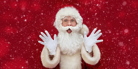 surprised santa claus