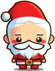 A cute chibi Santa Claus