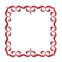 Frame, in the style of an ornament, Vector illustration eps 10, Art.	