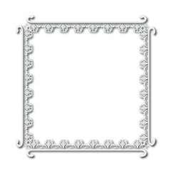 Frame, in the style of an ornament, Vector illustration eps 10, Art.	