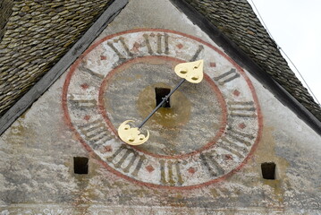 Details einer Kirche auf einer antiken Burganlage