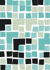 Offset Quads generative art background art illustration