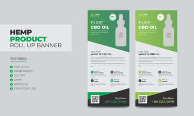 Hemp Products Rollup Banner