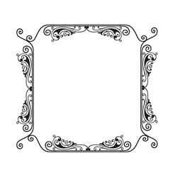 Frame, in the style of an ornament, Vector illustration eps 10, Art.	