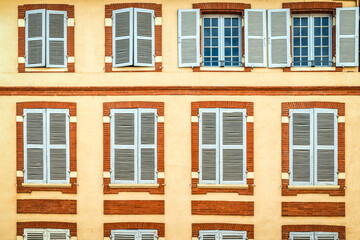 Colorful building facade