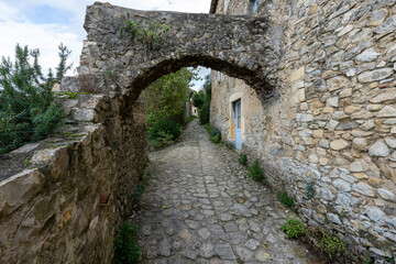 Fototapeta na wymiar Village médiéval de Mirmande