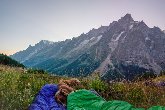 Hiking around Mont Blanc, Alpine landscape