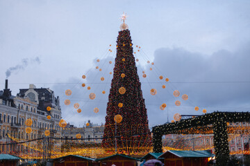 New Year's fair in Kiev