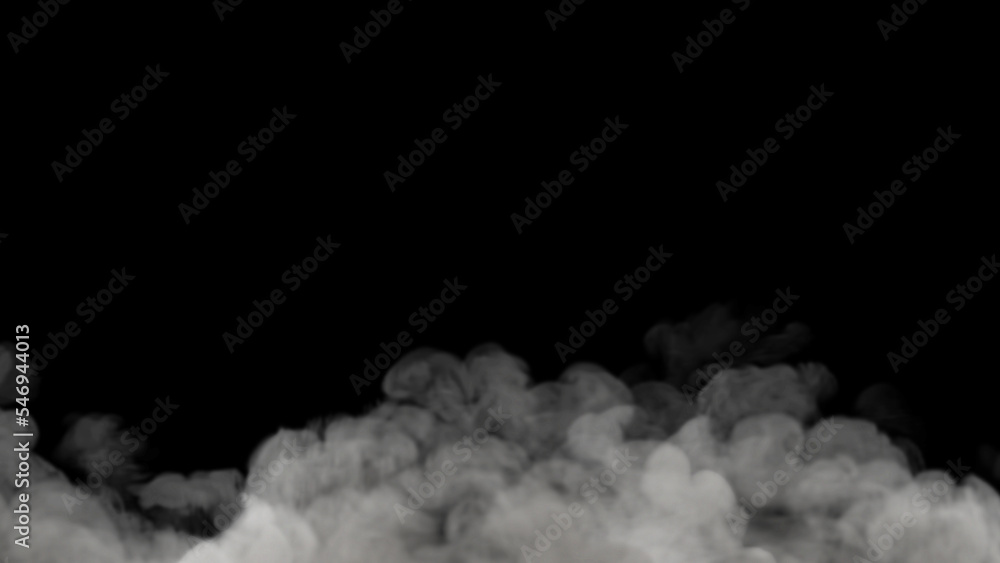 Wall mural fog and mist on background low level. overlay on background.
