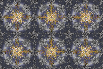 seamless pano with vintage gradient golden elements