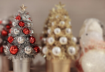 Merry Christmas and happy New Year background, greeting card