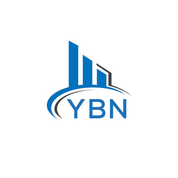 YBN letter logo. YBN blue image. YBN Monogram logo design for entrepreneur and business. YBN best icon.	
