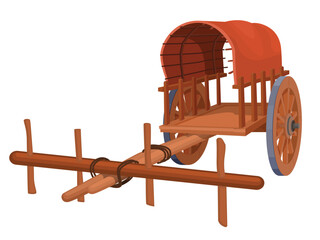 bullock cart - A © neelstock