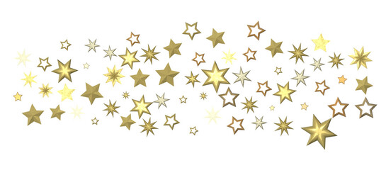 stars background, sparkle lights confetti falling. magic shining Flying christmas stars on night