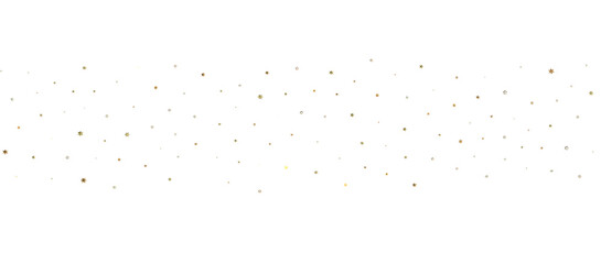 stars. Confetti celebration, Falling golden abstract decoration for party, birthday celebrate,