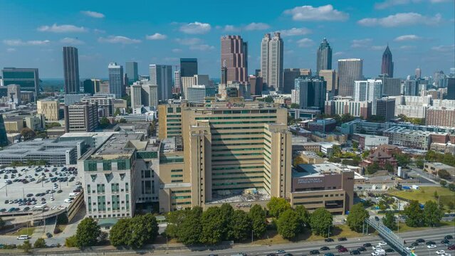 Downtown Atlanta time lapse