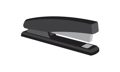 stapler isolated on white stapler machine illustration.