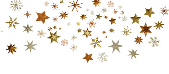 Glossy 3D Christmas star icon. Design element for holidays.