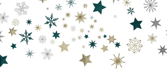 The winter background, falling snowflakes