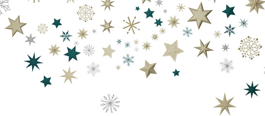 The winter background, falling snowflakes