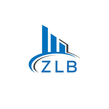 ZLB letter logo. ZLB blue image. ZLB Monogram logo design for entrepreneur and business. ZLB best icon.	
