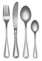 Fork, knife and spoon