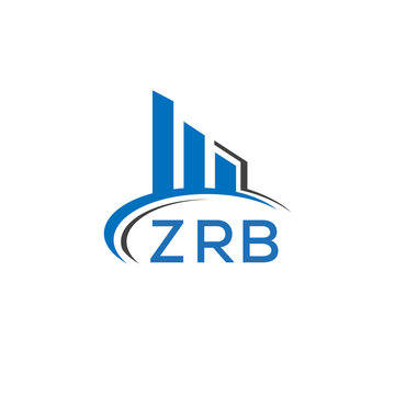 ZRB letter logo. ZRB blue image. ZRB Monogram logo design for entrepreneur and business. ZRB best icon.	
