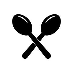 Spoon icon ,restaurant icon vector logo design template